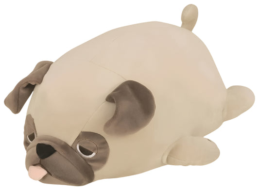 Hana the Pug Marshmallow Plush Bolster | Liveheart (Japan)