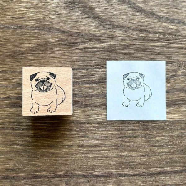 Pug Rubber Stamp (Japan)