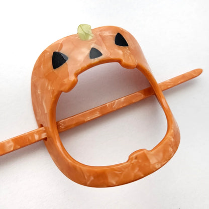 Pumpkin Oval Hair Stick | Amy K Nalley (TX)