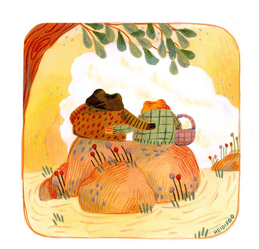 Frog + Toad Friends Art Print | Heidi Moreno(CA)