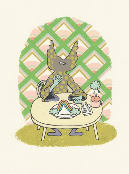 Rainbow Breakfast Screen Print| Daria Tessler (OR)