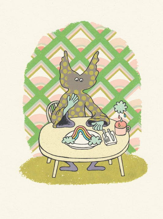 Rainbow Breakfast Screen Print| Daria Tessler (OR)