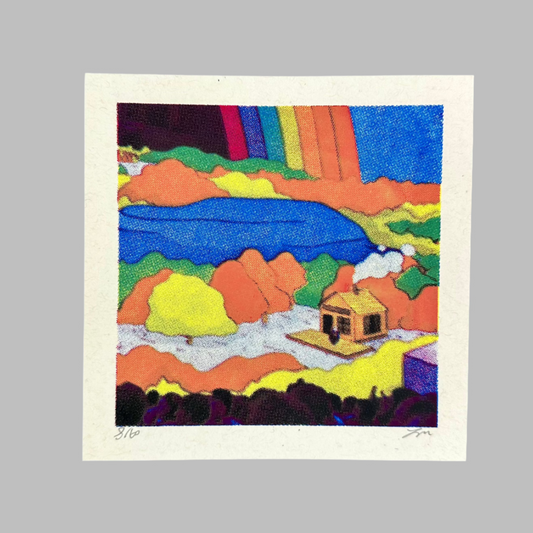 Rainbow House CMYK Print | Sphere-O-Vision | Luke Martin (MD)