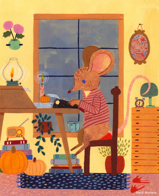 The Writer Art Print | Heidi Moreno (CA)