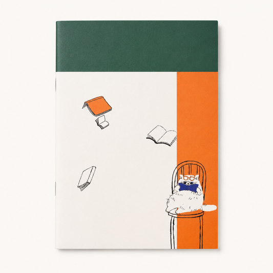 My Dear Exotic A5 Notebook | Reading Cat | Shinzi Katoh (Japan)