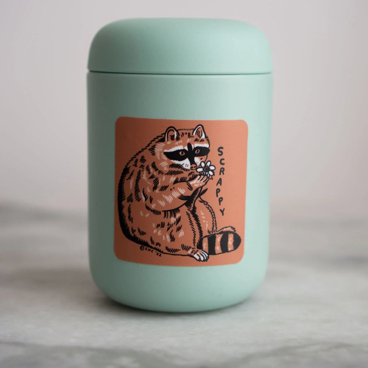 Scrappy Raccoon Vinyl Sticker | Olivia Mew (CAN)