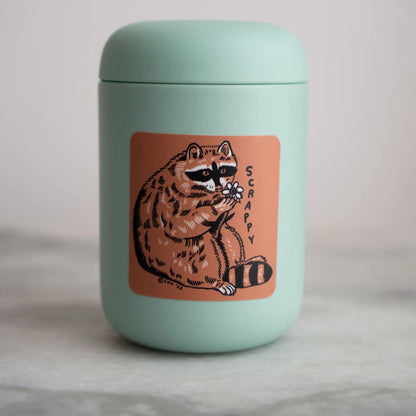 Scrappy Raccoon Vinyl Sticker | Olivia Mew (CAN)