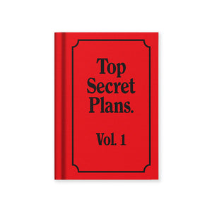 Top Secret Plans Mini Hardback Notebook A7 | Ohh Deer (UK)