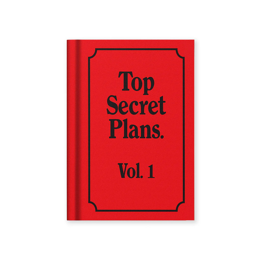 Top Secret Plans Mini Hardback Notebook A7 | Ohh Deer (UK)