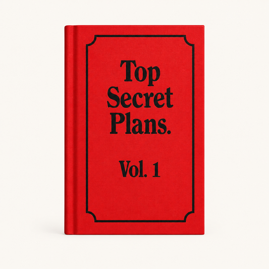 Top Secret Plans Mini Hardback Notebook A7 | Ohh Deer (UK)