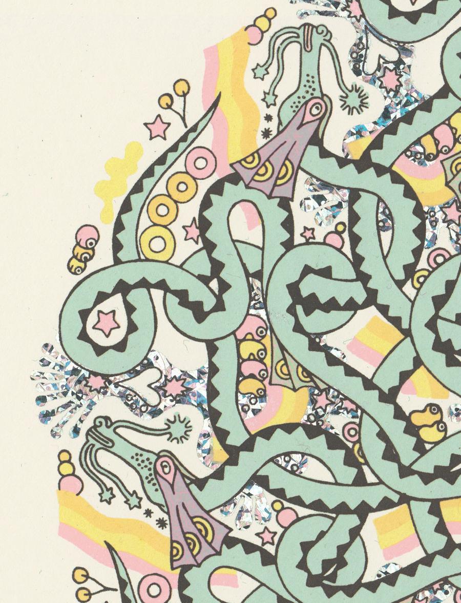 Serpent Knot Screen Print | Daria Tessler (OR)