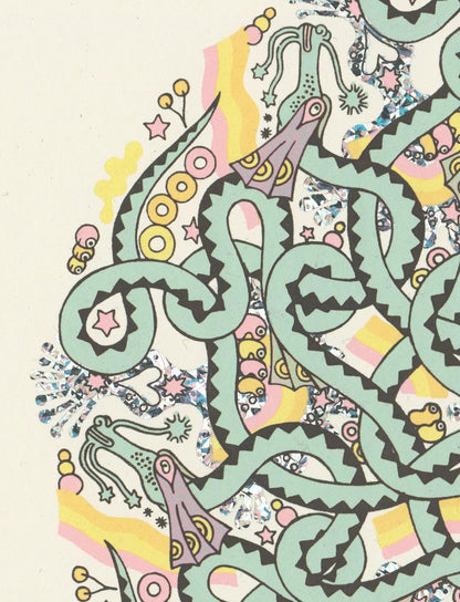 Serpent Knot Screen Print | Daria Tessler (OR)