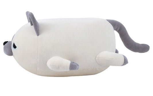 Leo the Siamese Cat Marshmallow Plush Bolster | Livheart (Japan)