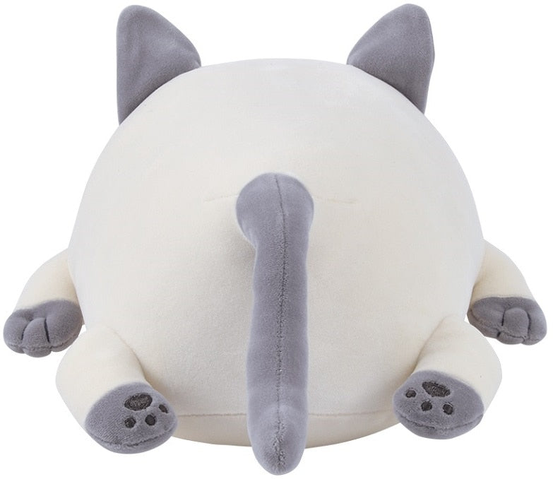 Leo the Siamese Cat Marshmallow Plush Bolster | Livheart (Japan)