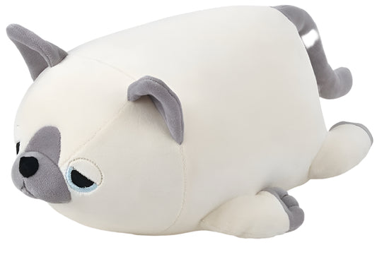 Leo the Siamese Cat Marshmallow Plush Bolster | Livheart (Japan)