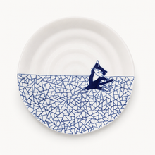 Load image into Gallery viewer, Ice Skating Cat Dish | Porcelain (Japan)
