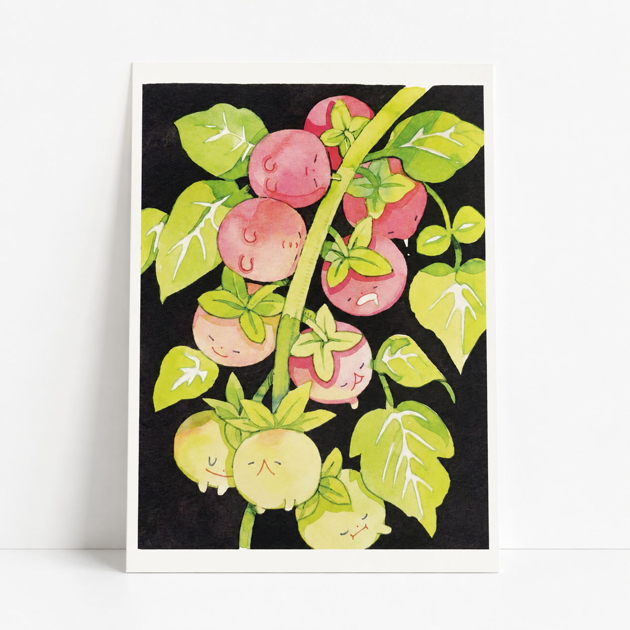 Sleeping Tomatoes Mini Print | Koyamori (CAN)