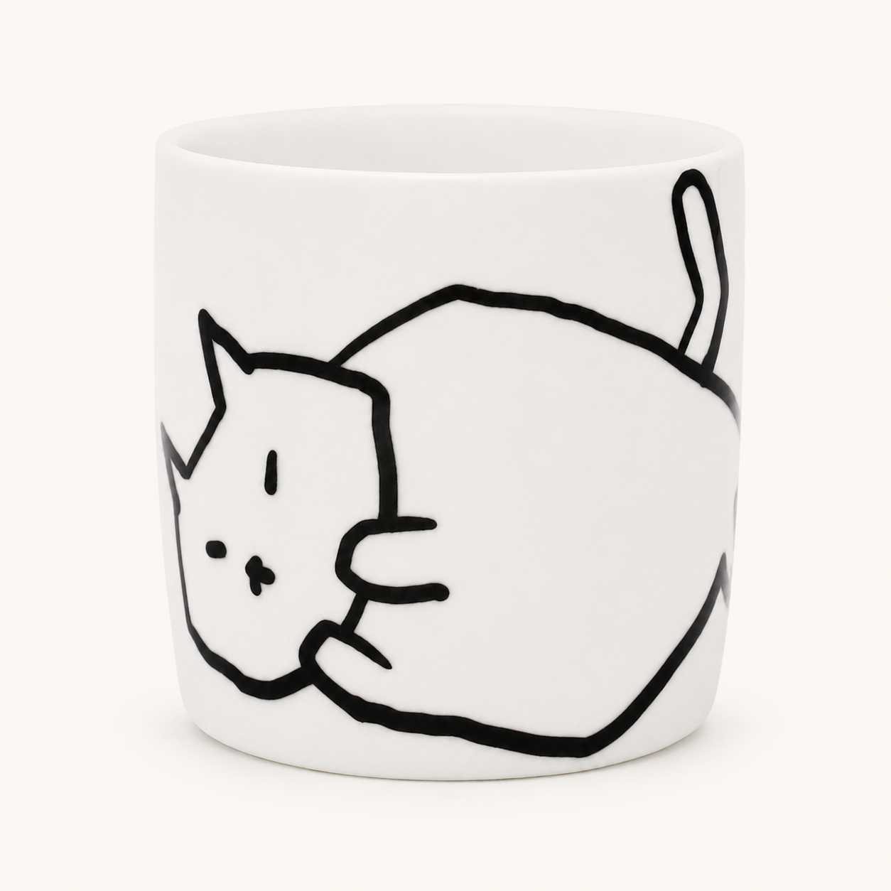 Sleeping Cat Teacup | Shinzi Katoh (JPN)