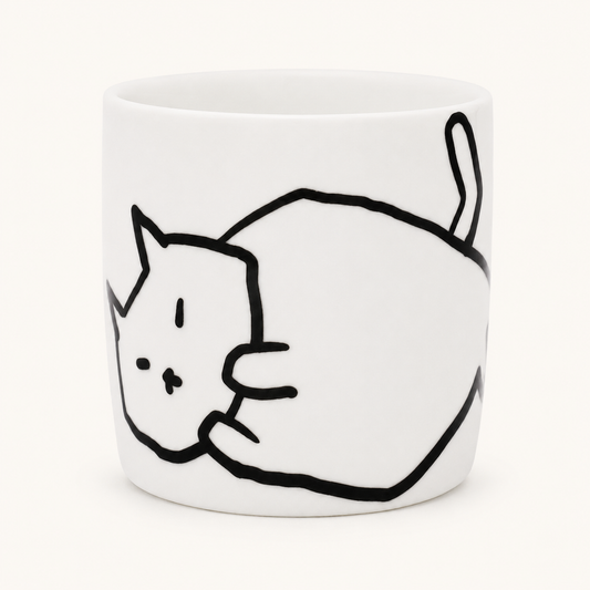 Sleeping Cat Teacup | Shinzi Katoh (JPN)