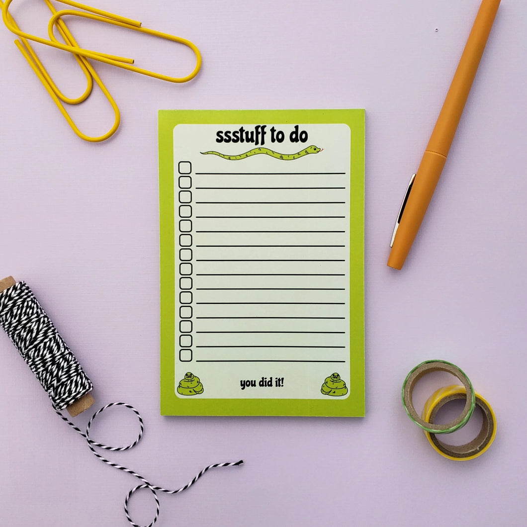 Ssstuff To Do Notepad | Amy K Nalley (TX)