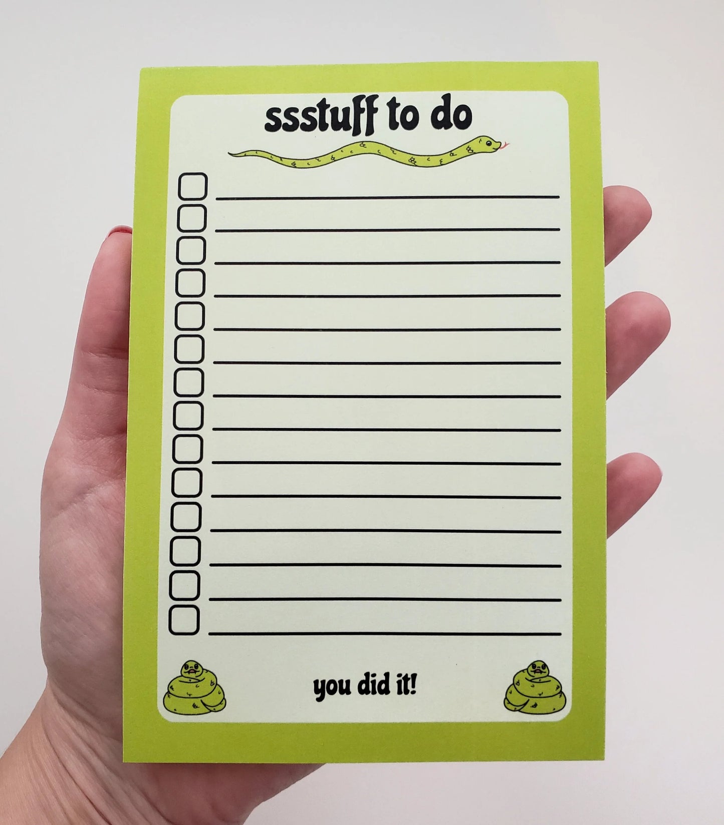 Ssstuff To Do Notepad | Amy K Nalley (TX)