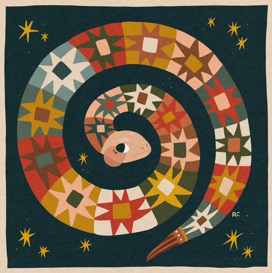 Snake Art Print | Rachele Cromer (OK)