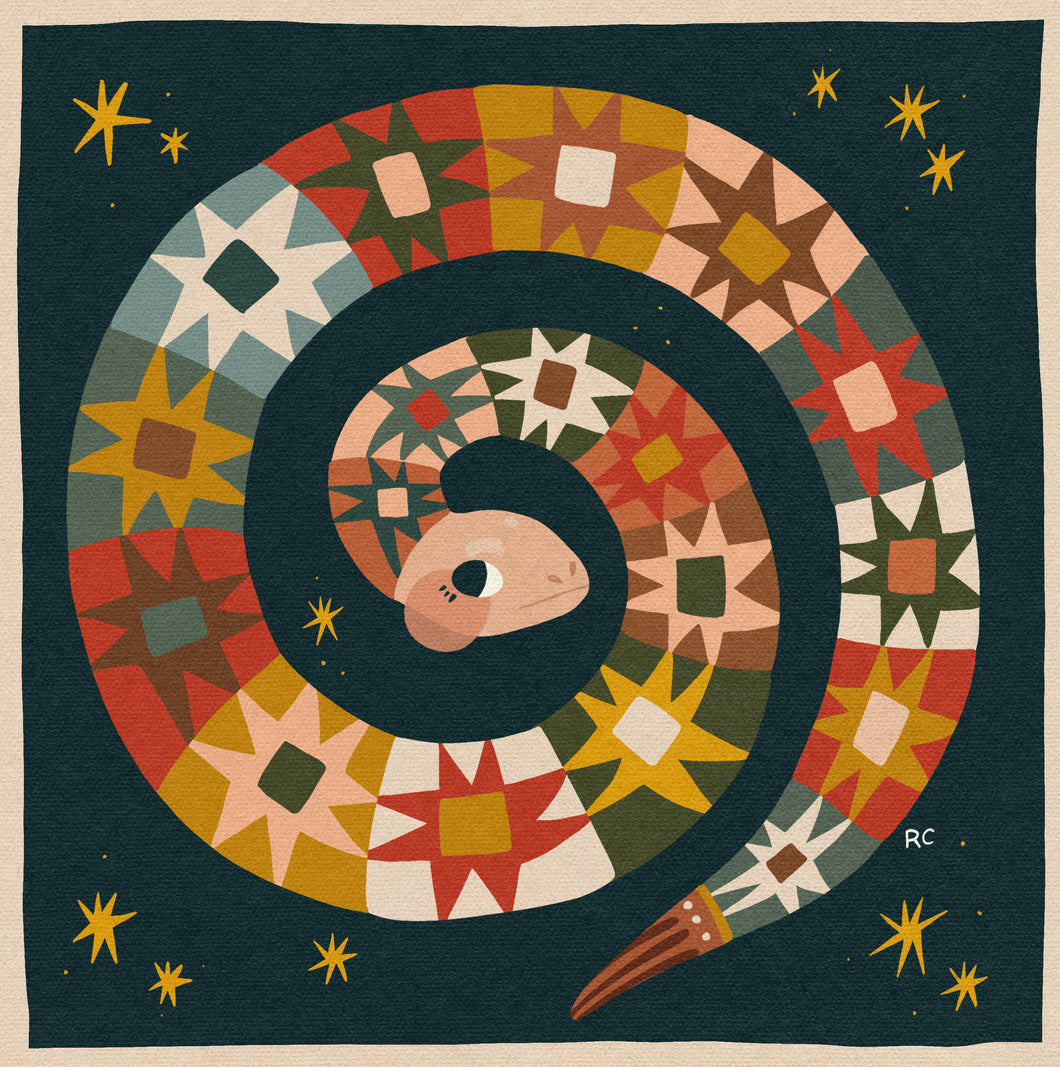 Snake Art Print | Rachele Cromer (OK)