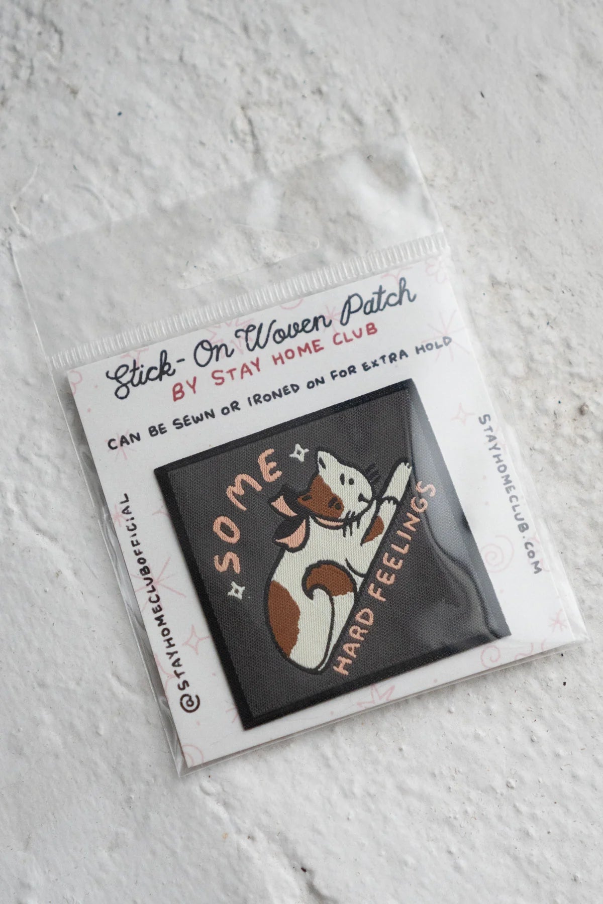 Some Hard Feelings Woven Sticky Patch | Stay Home Club (Canada)