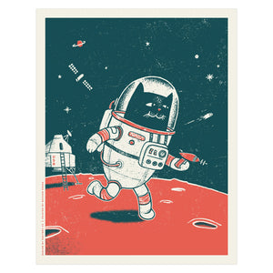 Space Cat Screenprint | Factory 43 (WA)