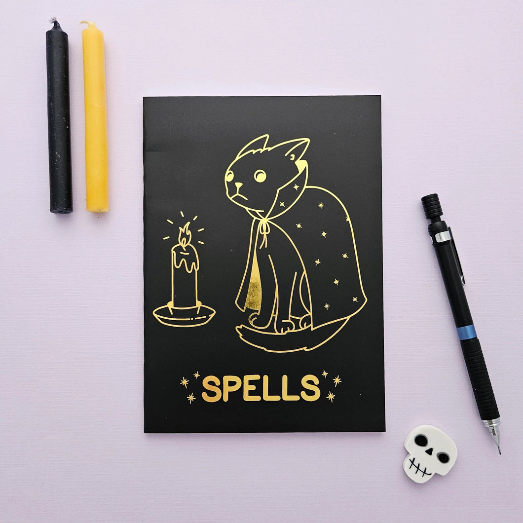 Spells Wizard KItty Notebook | Amy K Nalley (TX)