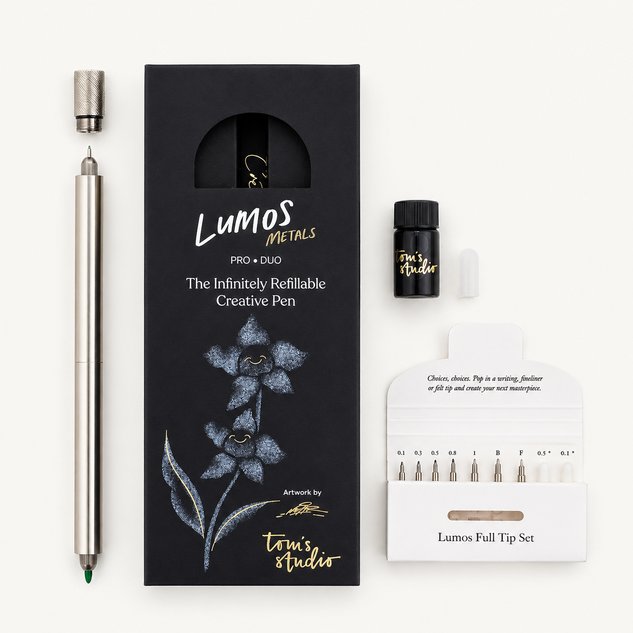 Lumos Pro Duo Refillable Multi-Tip Pen | Tom's Studio (UK)