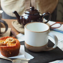 Load image into Gallery viewer, Ceramic Bricks Mug | Brown Semi-Glazed | Chips (Japan)
