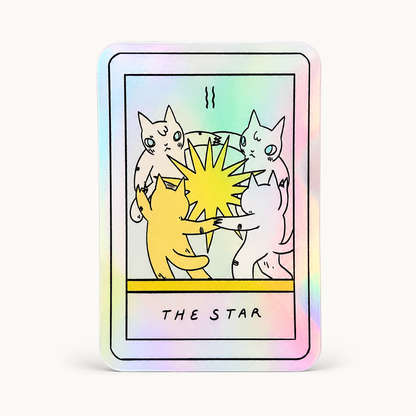 Star Tarot Vinyl Sticker | Deth P. Sun (CA)