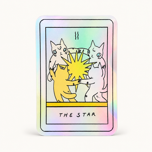 Star Tarot Vinyl Sticker | Deth P. Sun (CA)