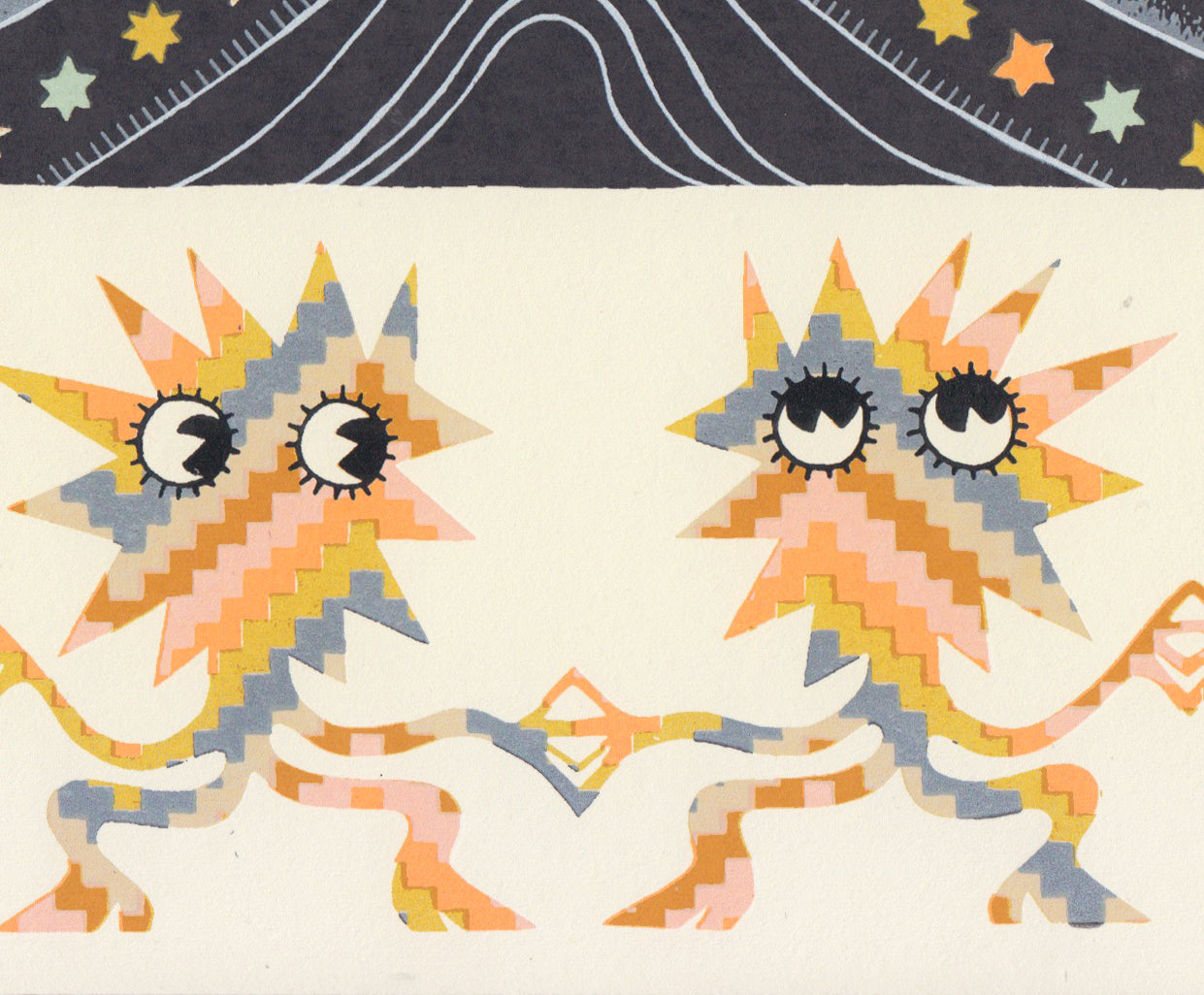 Star Rider on Horse Screen Print | Daria Tessler (OR)