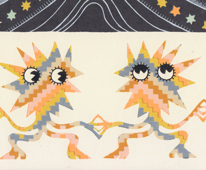 Star Rider on Horse Screen Print | Daria Tessler (OR)