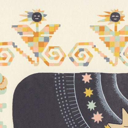 Star Rider on Horse Screen Print | Daria Tessler (OR)