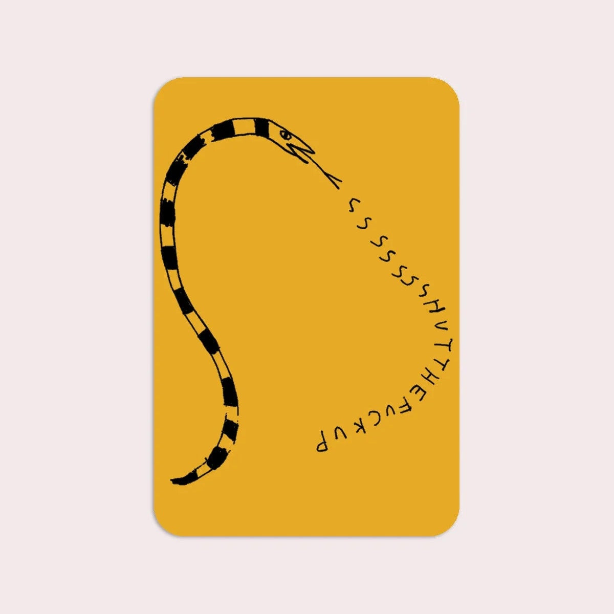 STFU Vinyl Sticker | Permascowl