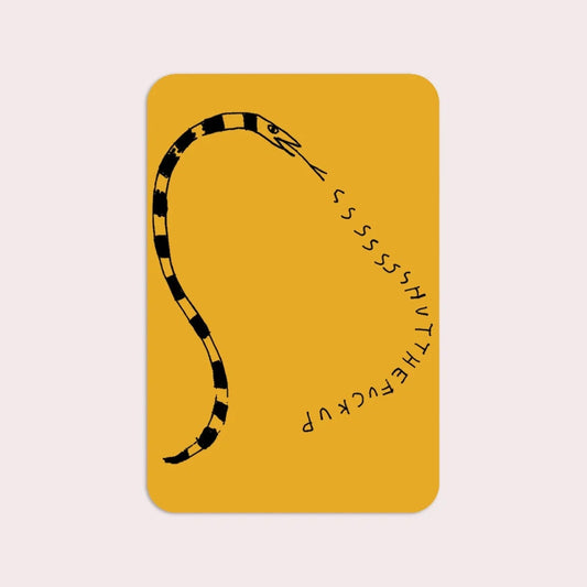 STFU Vinyl Sticker | Permascowl