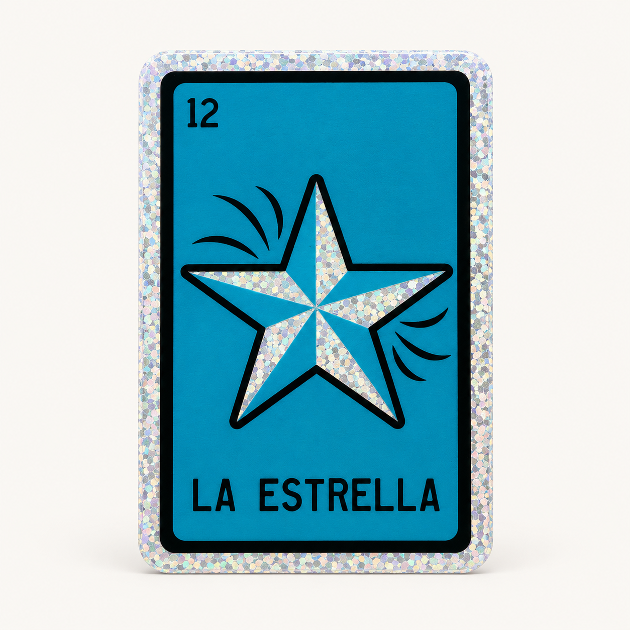 Estrella Lotería Card Holographic Sticker | Kalaka Tx