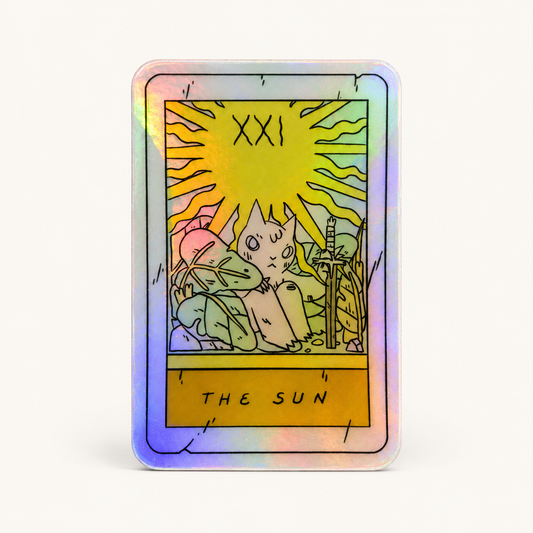 Sun Tarot Vinyl Sticker | Deth P. Sun (CA)