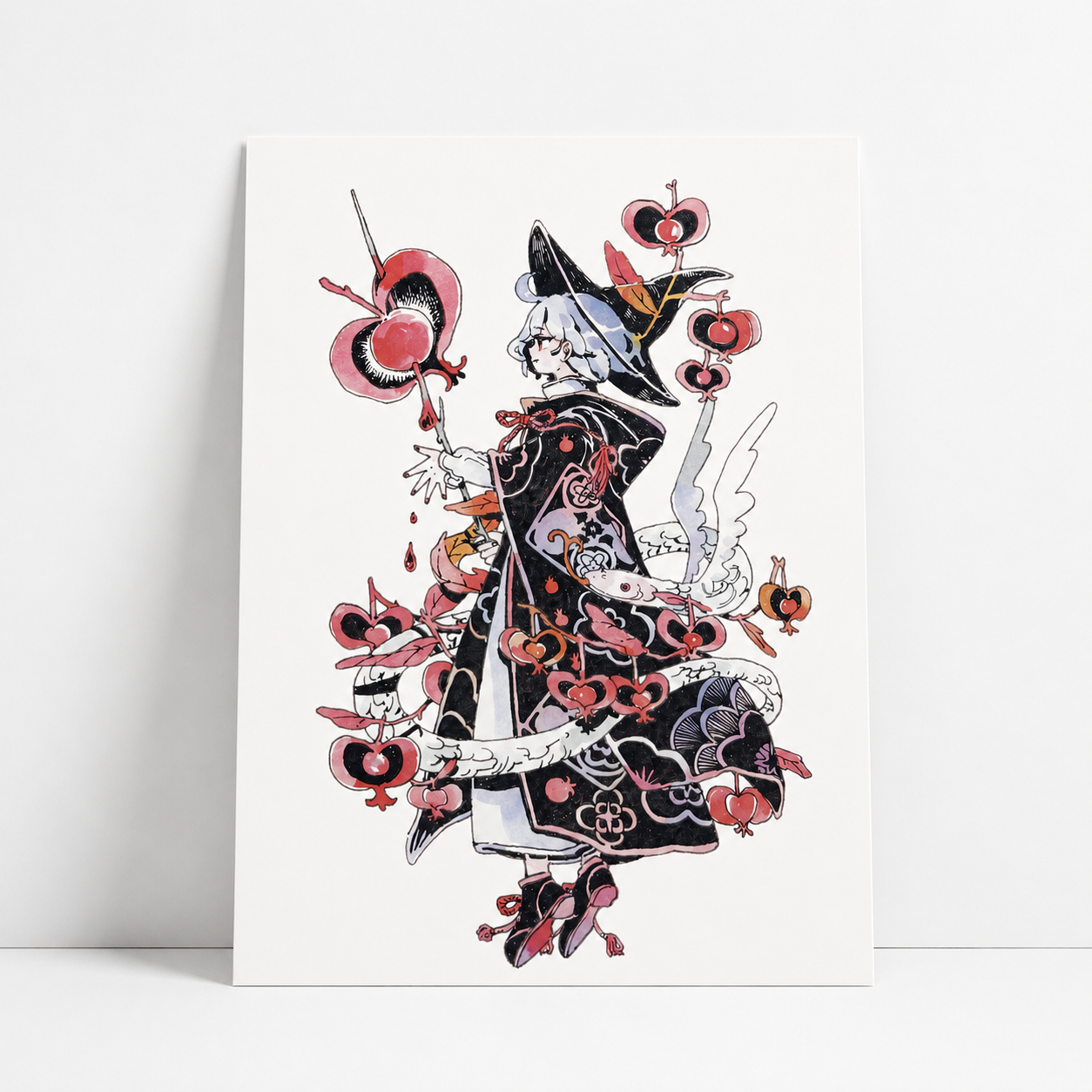 Heart Fruit Sword Mini Print | Koyamori (CAN)