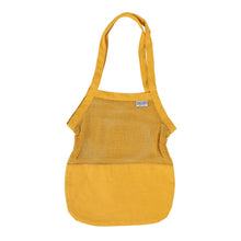 Load image into Gallery viewer, Cotton Half Mesh Bag | Large | Yellow | Dulton (Japan)
