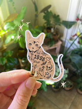 Load image into Gallery viewer, Tattoo Cat Sticker | Rachele Cromer (OK)
