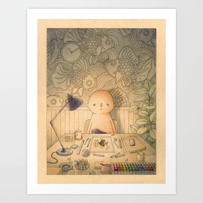 The Artist Art Print | Felicia Chiao (CA)