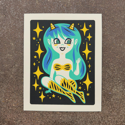 Hello, Darling! screenprint photographed at We Are 1976 in Dallas