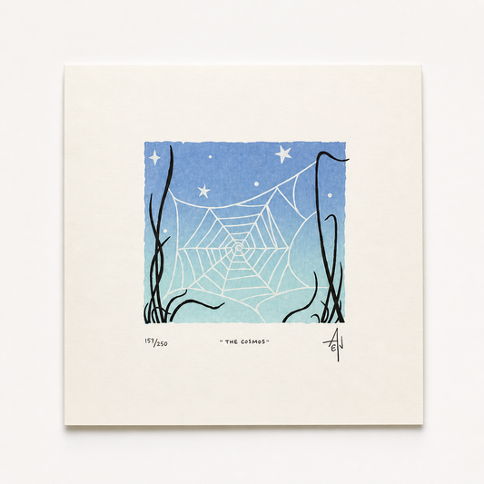 Cosmos Screenprint | Allison & Jonathan Metzger (IA)