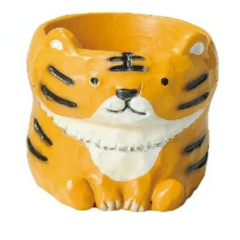 Tiger Mini Planter (Japan) | Orange