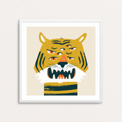 Tiger Eyes Screenprint| Factory 43 (WA)