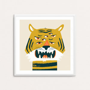 Tiger Eyes Screenprint| Factory 43 (WA)